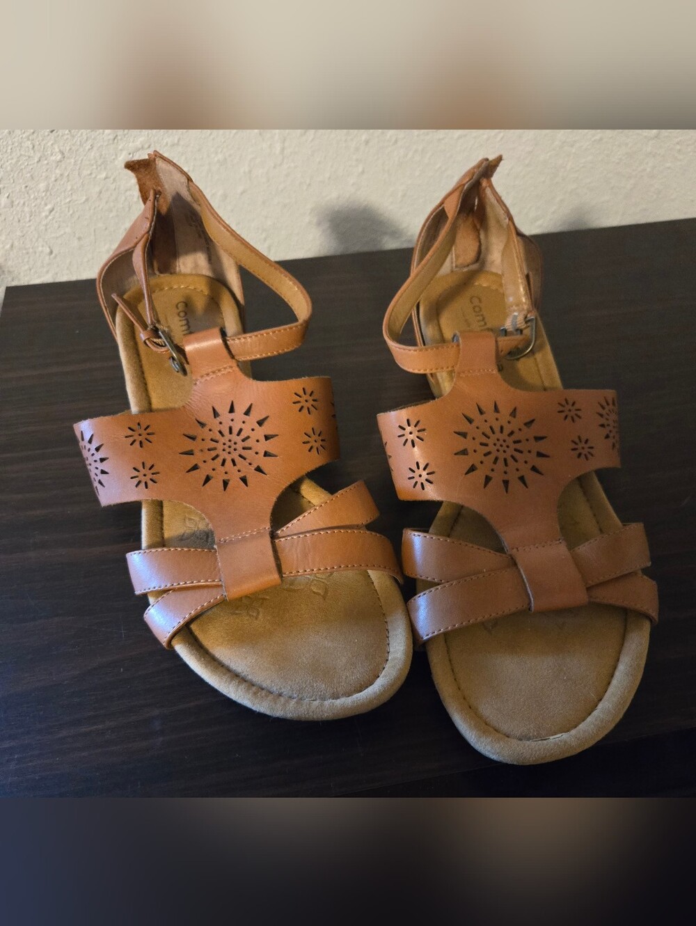 Comfortiva sandals featuring a signature Pillowtop cushioned footbed.